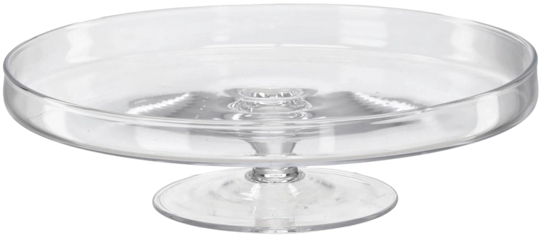 Pateră din sticlă cu margine 29,5 cm
