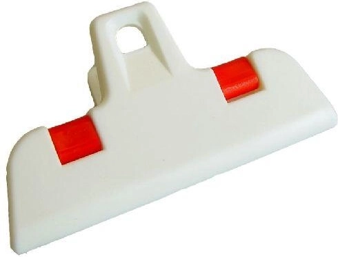 Clemă pentru pungi 11,5 cm – plastic, mix de culori