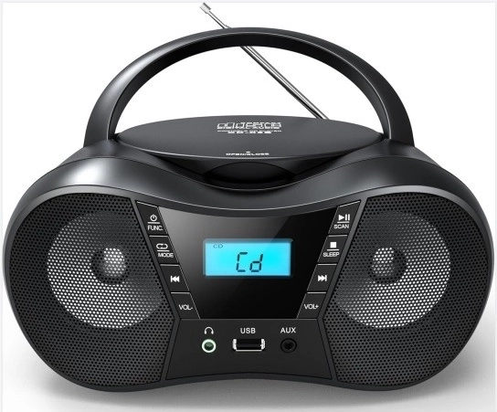 CD player portabil cu USB și Bluetooth