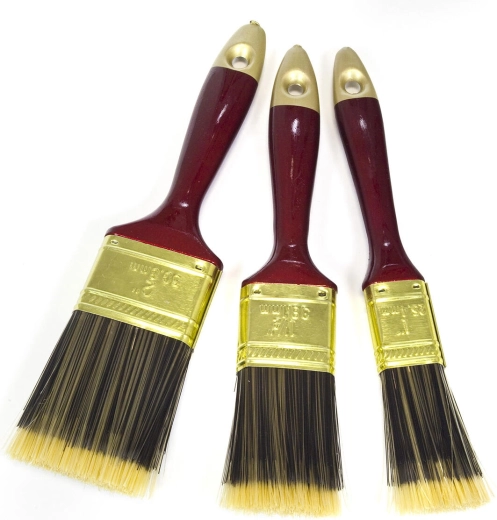 Set de pensule plate pentru vopsit, 3 buc (25, 38, 51 mm)