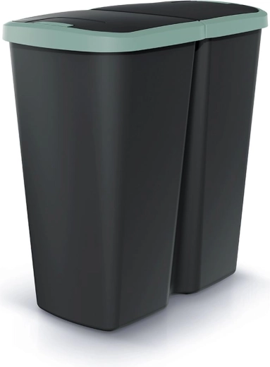 Coș de gunoi Compacta Q Duo 45 l pentru colectare selectivă
