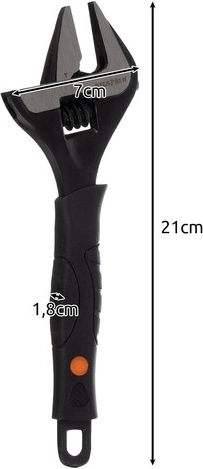 Reglaj precis cu melc 0–35 mm cu scară