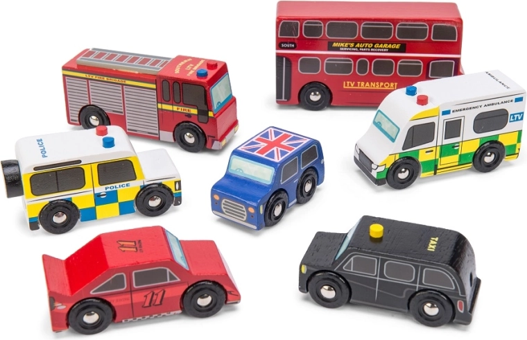 Mașinuțe londoneze din lemn Le Toy Van