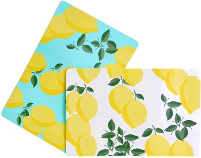 Suport de masă din plastic TORO cu motiv fructe 28,5 × 44 cm