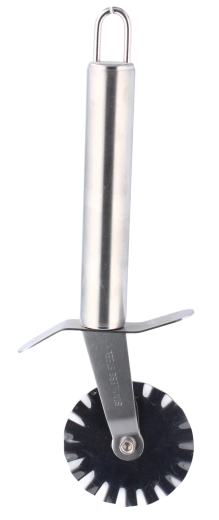 Tăietor zimțat pentru aluat din oțel inoxidabil 16,5 cm
