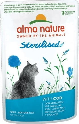 Almo Nature Holistic Sterilized Cat plic pentru pisici sterilizate cu cod 70 g
