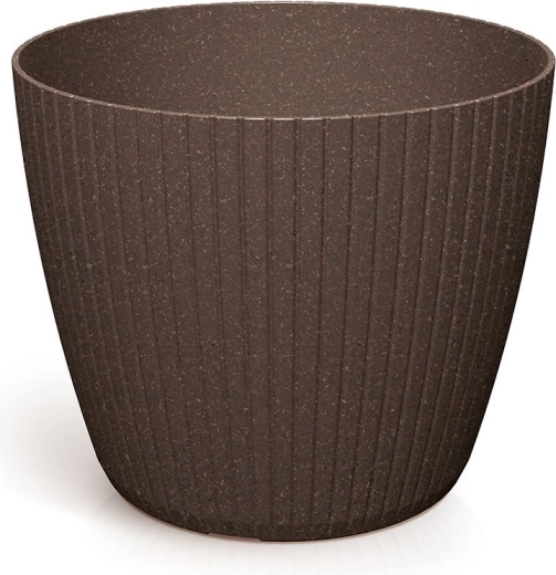 Ghiveci Lamia Eco Wood 38,5 cm culoare cafea