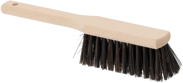 Perie de mână din lemn natural 30 cm