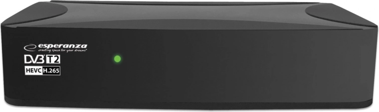 Decodor digital Esperanza DVB-T2 cu H.265/HEVC