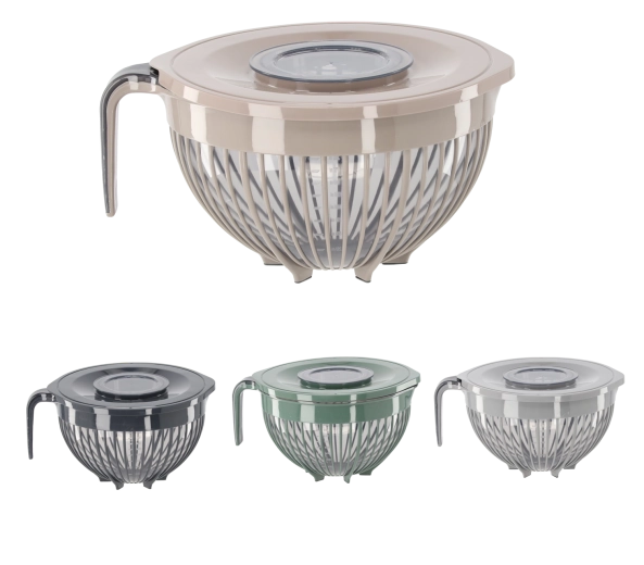 Bol de bucătărie Linea 3 l cu capac și mâner