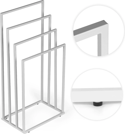 Construcție metalică stabilă cu picioare antiderapante