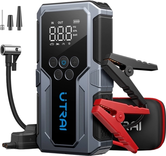 Starter auto multifuncțional UTRAI JS9 cu compresor și powerbank