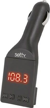 Setty transmițător Bluetooth FM pentru mașină negru - 1 bucată