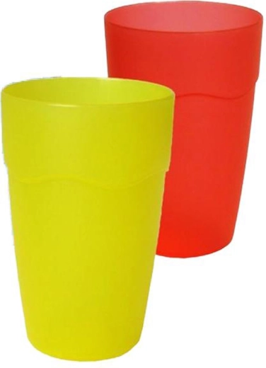 Cană de plastic pentru copii cu toartă 200 ml – mix de culori
