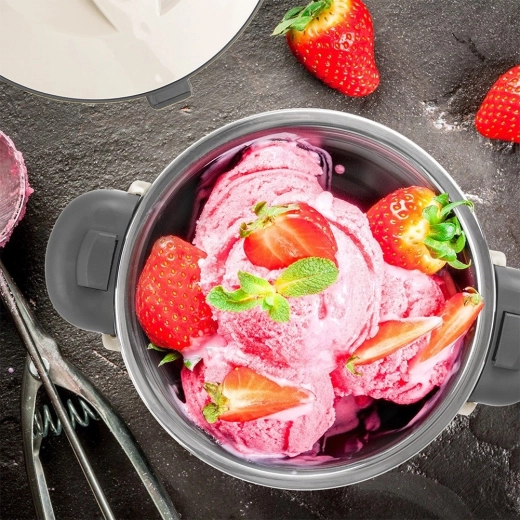 Ideal pentru înghețată de casă și deserturi reci