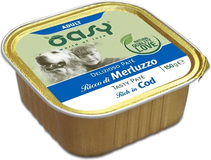 Oasy Tasty Pate Adult pastă cu cod 150 g