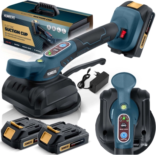 Ventuză electrică vibratorie cu vid pentru plăci HUMBERG 100 kg