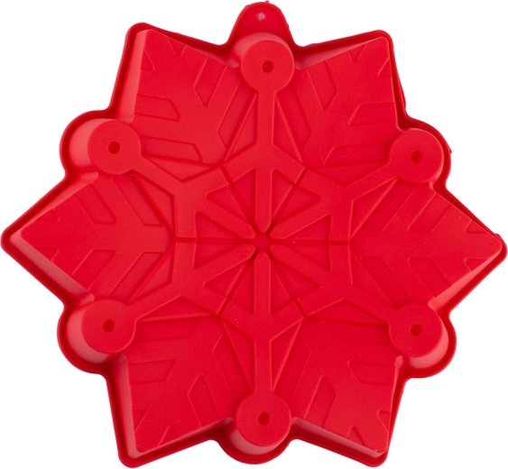 AltomDesign formă de copt din silicon în formă de fulg de zăpadă 28 × 24,5 cm