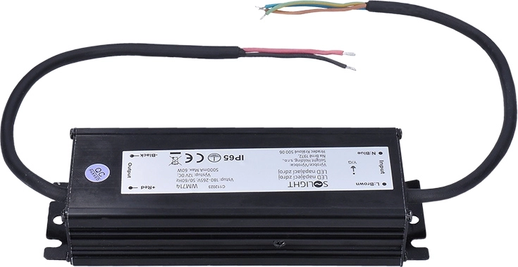 Putere de 60 W pentru iluminat LED de 12 V