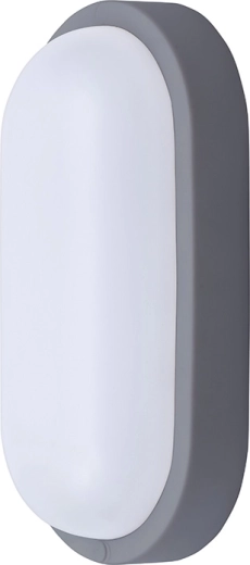 Solight corp de iluminat LED oval pentru exterior și interior 20 W 1500 lm 4000 K IP54 26 cm gri