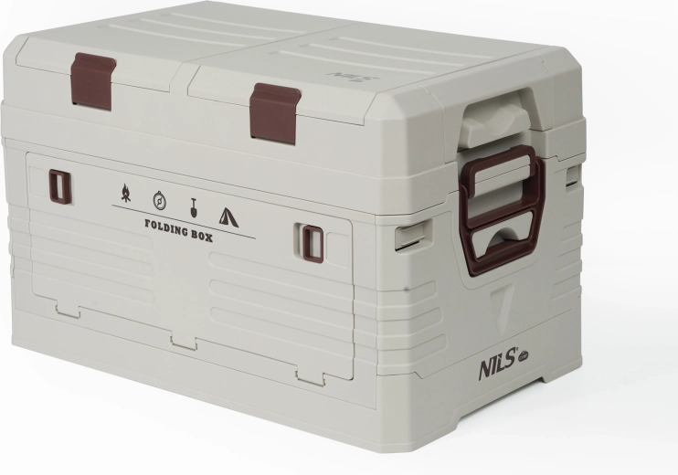 Cutie pliabilă de depozitare cu capac 42 l NILS Camp gri