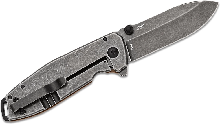 Oțel D2 cu finisaj Black Stonewash