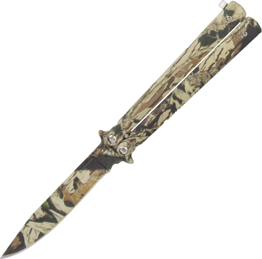 Magnum Balisong Camo briceag fluture 10,5 cm, camuflaj, oțel