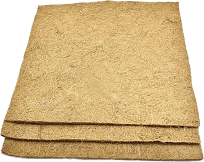 Protecție pentru plante din cocos 38 × 38 × 1 cm, set 3 buc