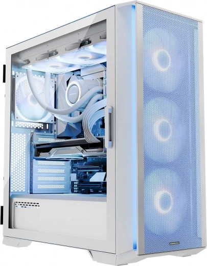 Carcasă PC Horizon ARGB Flow Midi Albă