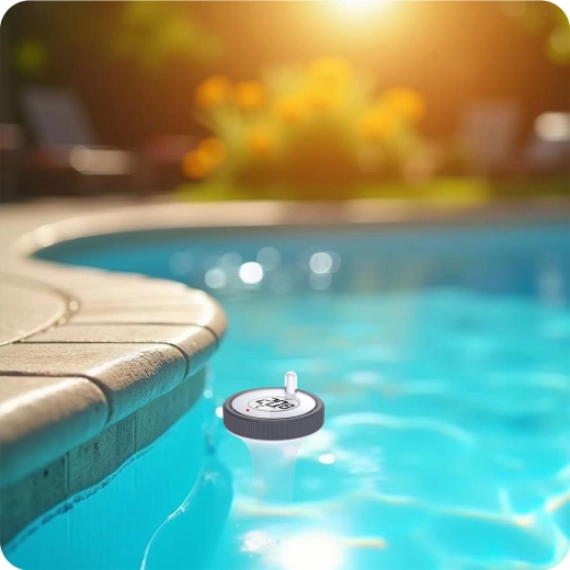 Măsurare fără fir a temperaturii apei din piscină