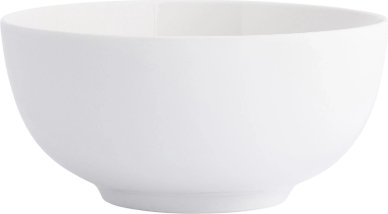 Bol din porțelan Bella crem 14 cm, 630 ml