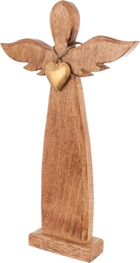 Inimă aurie ca accent subtil