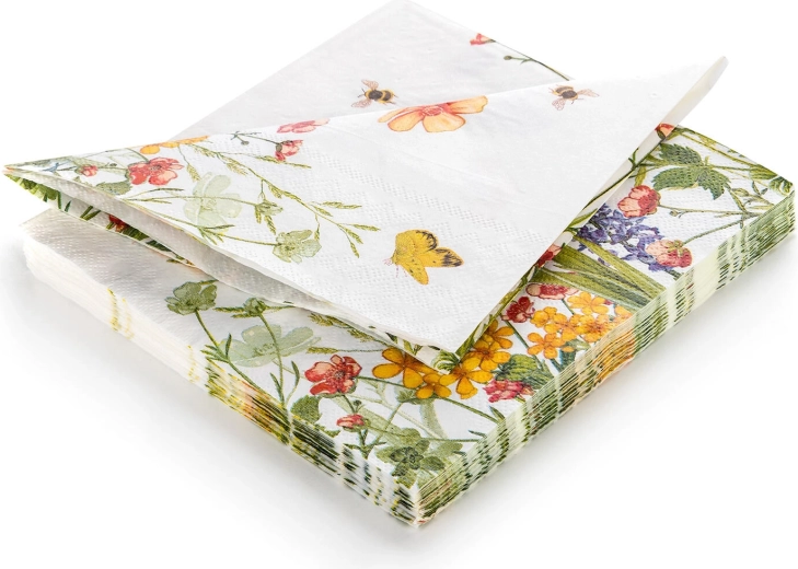 Șervețele de hârtie Meadow 33 × 33 cm, 3 straturi, 20 buc.