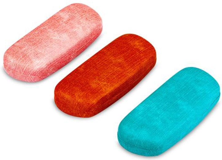 Etui pentru ochelari, husă rigidă de călătorie, 15,9 × 6,7 × 4,1 cm (culori asortate)