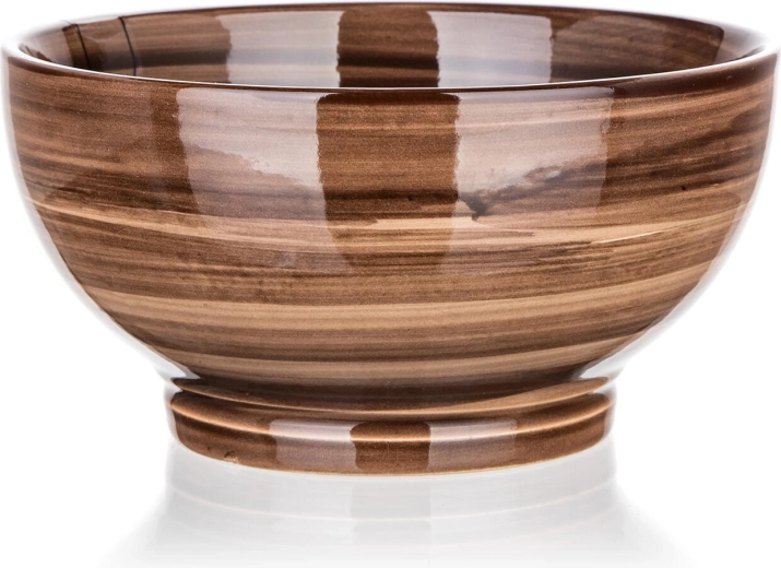 Bol ceramic PALAS 14,3 cm maro