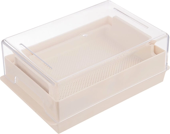 Bol din plastic pentru germinare cu capac 21 × 13,5 cm