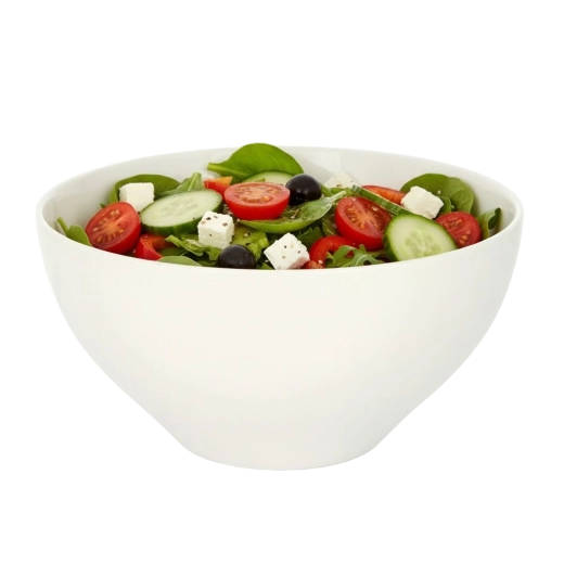 Gură largă pentru amestecare și servire ușoară