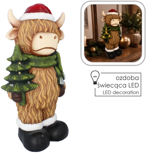 Motiv rustic montan pentru interiorul festiv