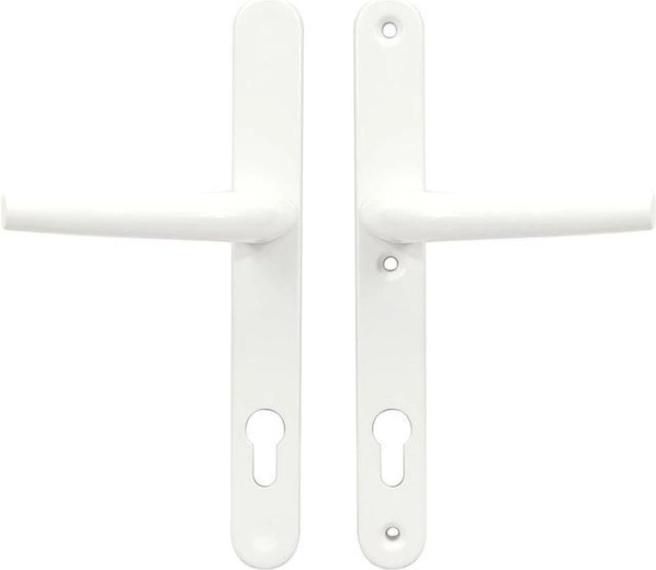 Feronerie pentru uși din plastic mâner/mâner 92 mm alb RICHTER