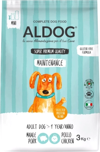 Aldog Maintenance Mini granule pentru câini adulți activi de rase mici 3 kg
