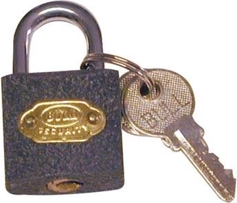 Lacăt 32 mm, oțel, 3 chei