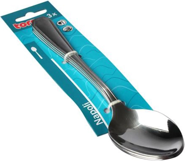 Lingură pentru masă NAPOLI – set 3 buc., inox