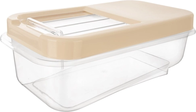 Cutie universală de depozitare 5 l cu capac glisant – bej