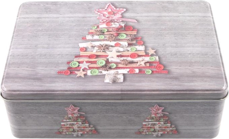 Cutie pentru dulciuri cu motiv de Crăciun 20 × 13 × 6,8 cm