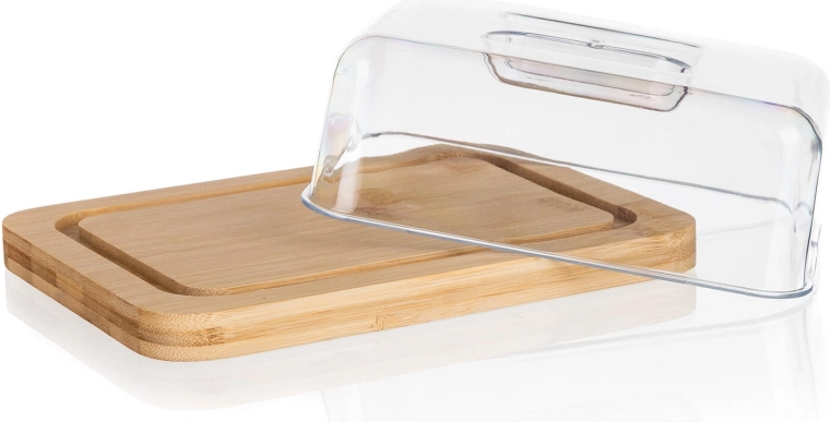 Tăviță din bambus natural pentru servire cu stil