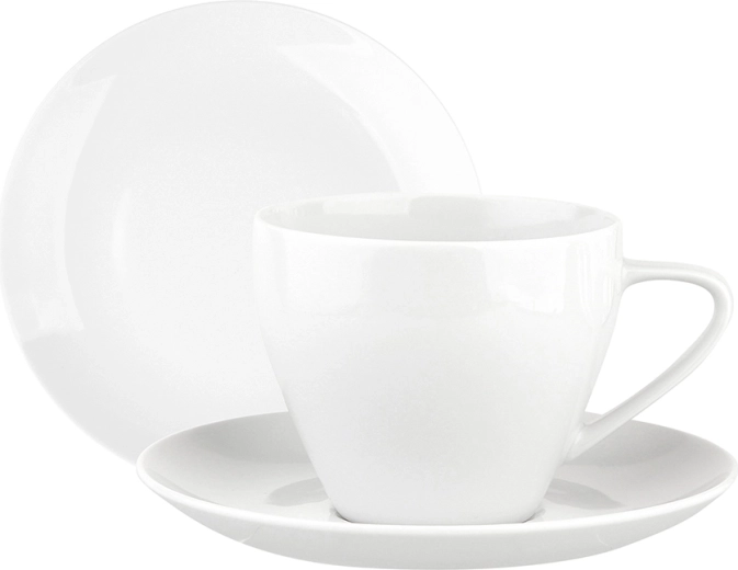 Serviciu de cafea MariaPaula Moderna alb 18 piese (pentru 6 persoane)