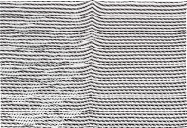 Set de masă textil Leaf 45 × 30 cm, maro