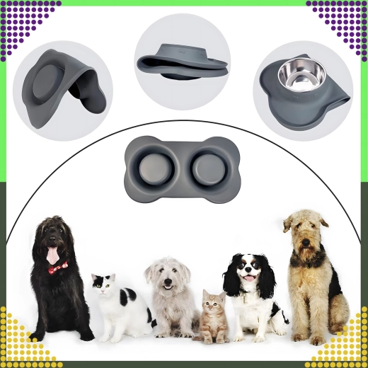 Loc de hrănire stabil și curat pentru câini și pisici