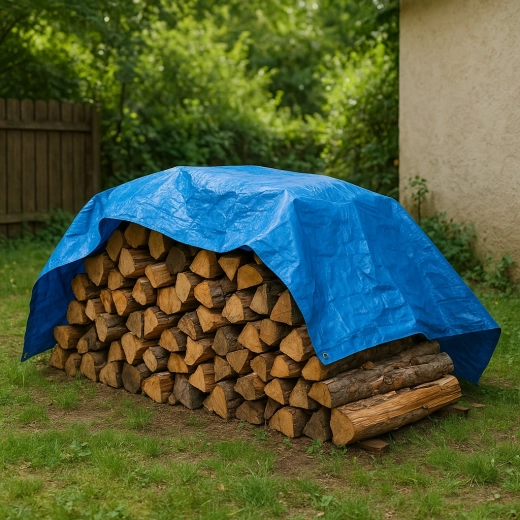 Prelată universală PE 5 × 4 m, 50 g/m², albastră, UV 3%