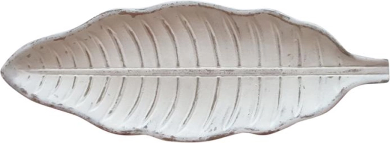 Tavă decorativă din lemn în formă de frunză 38 cm TORO